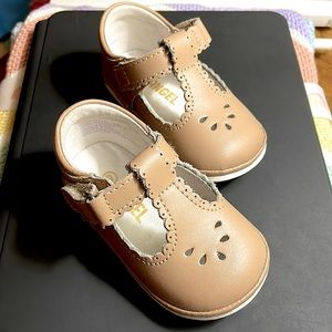 Angel size 2 true leather baby shoes